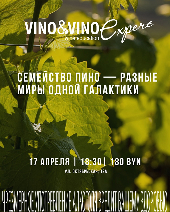 Экспертный вечер "Семейство Пино"