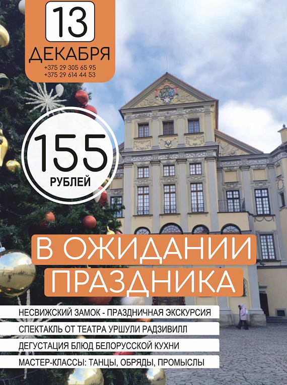 Экскурсия в предновогодний Несвиж