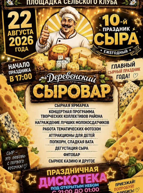 10-й юбилейный праздник сыра в Жупранах