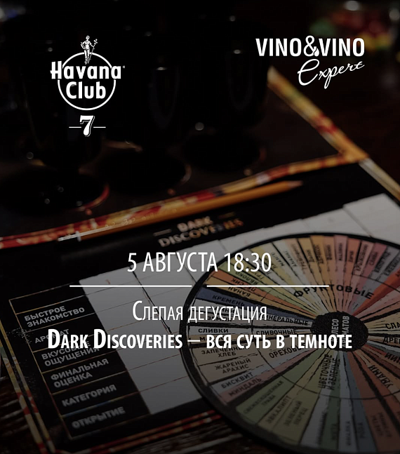 Слепая дегустация. Dark Discoveries by Havana Club