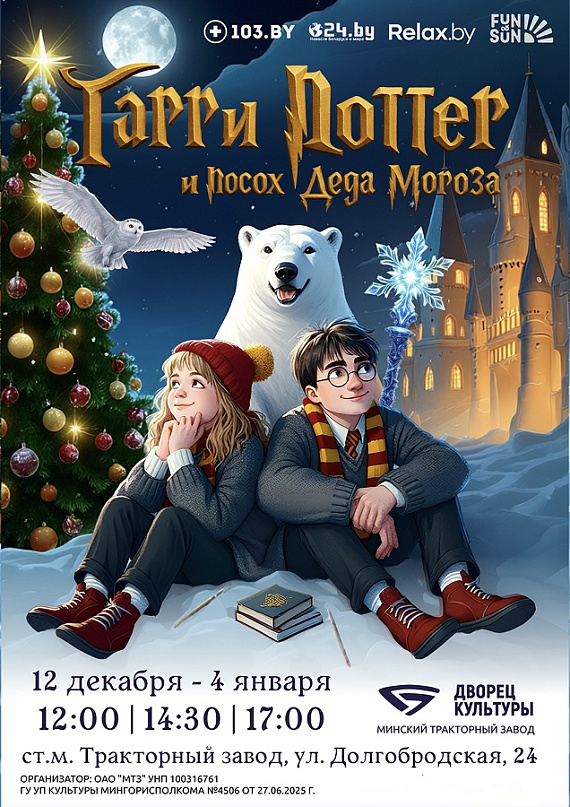 Новогоднее представление "Гарри Поттер и посох Деда Мороза"